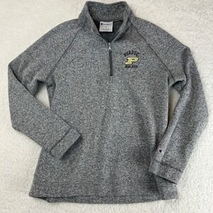 Purdue Boilermakers Pullover Sweater‎ Womens XL Quarter 1/4 Zip Champion